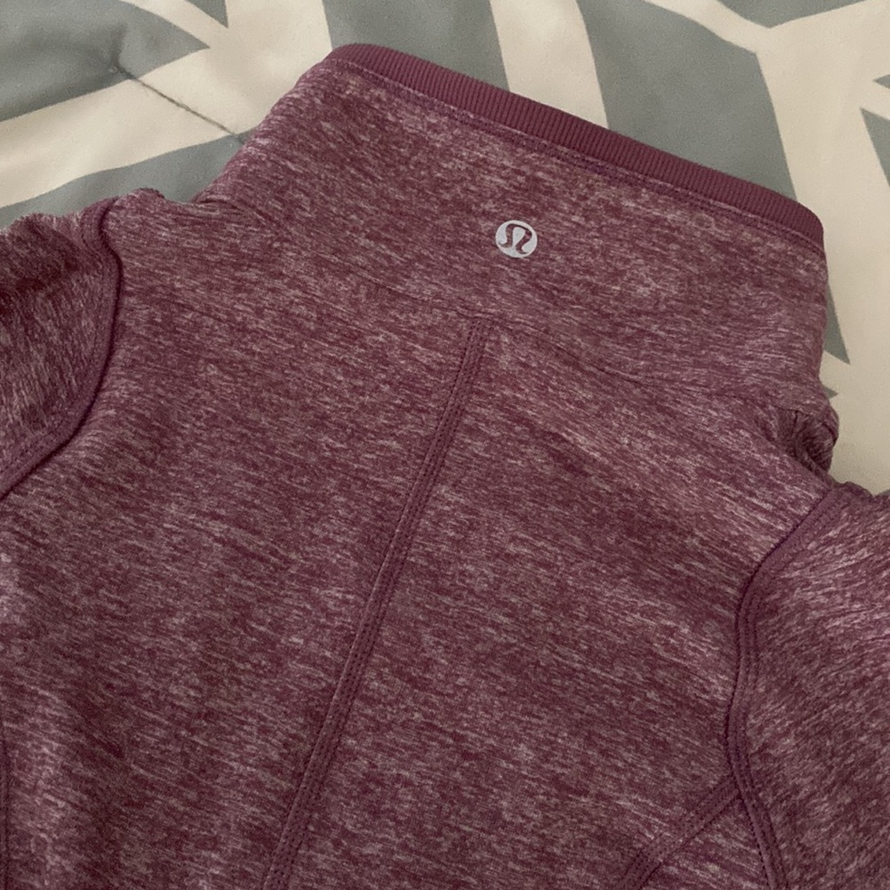 Lululemon Dash quarter zip Purple size 6 - Picture 5 of 5